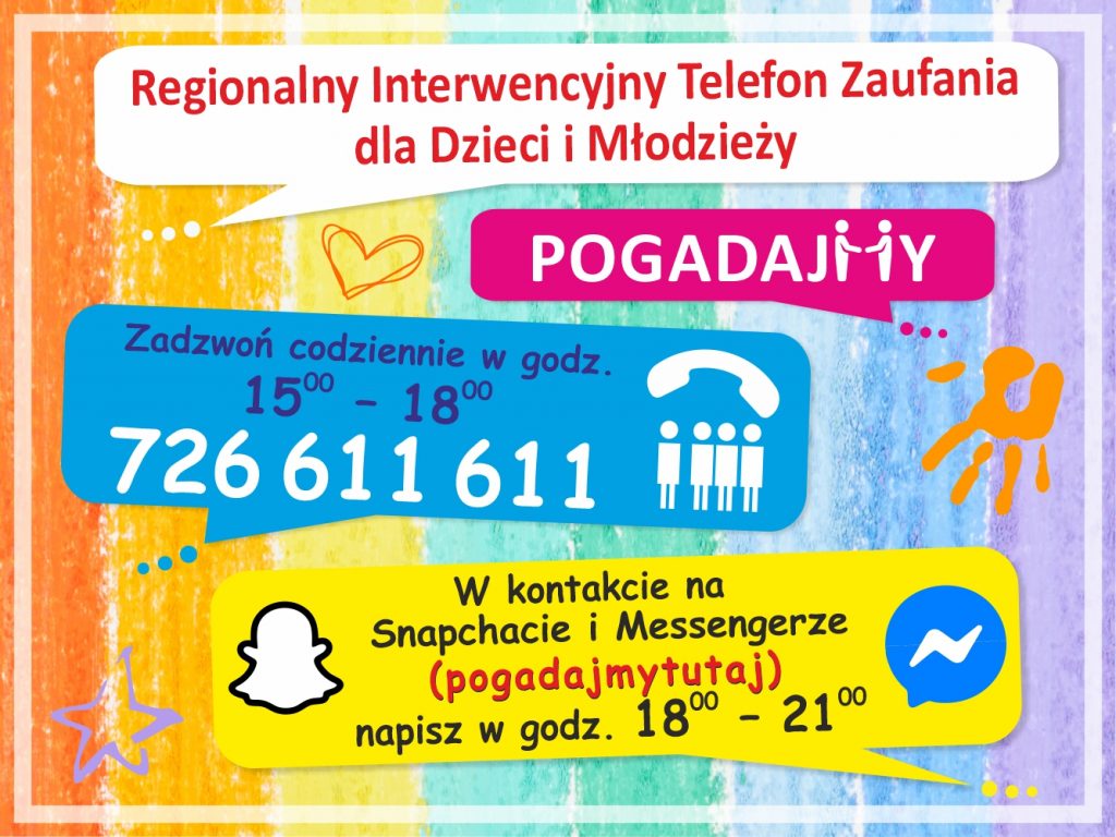 Baner Telefonu Zaufania dla Młodzieży