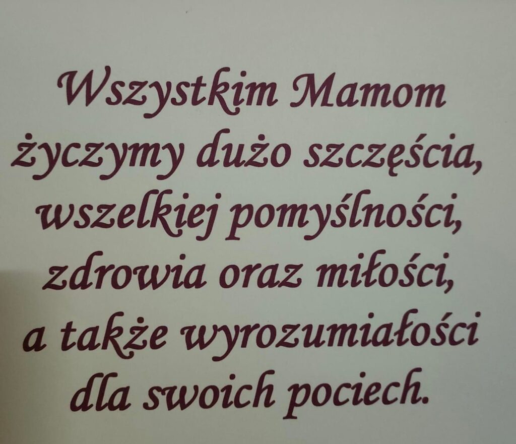 życzenia na Dzień Mamy