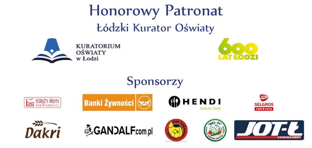 Sponsorzy konkurs wiedzy kucharskiej