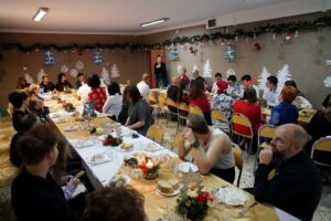 spotkanie wigilijne w internacie