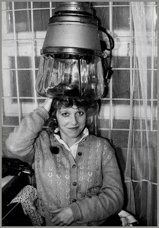 w salonie fryzjerskim