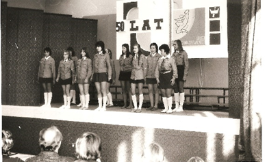 Drużyna ZHP na scenie