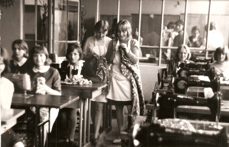 w pracowni krawiectwa