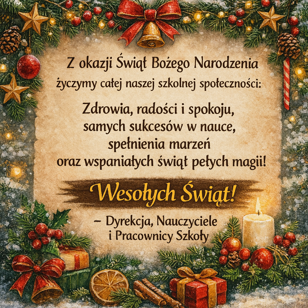 kartka życzenia świąteczne