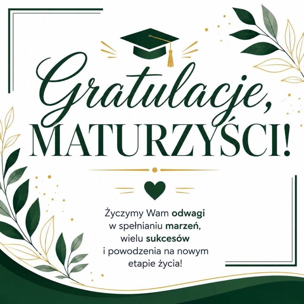 Gratulacje dla maturzystów